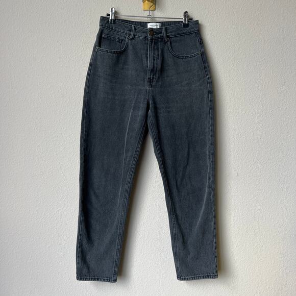 NAF NAF Paris Dark Gray High Waisted Mom Jeans Size 6 - Picture 1 of 8